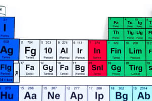 Classification of Substances Quiz