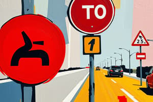 Traffic Rules and Signage Quiz