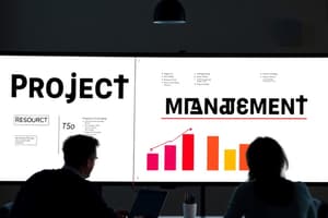 Project Management: Conflict and Resource Issues