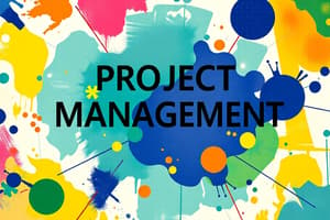 Project and Operations Management Overview