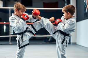 Youth Kickboxing and Jiu-Jitsu Schedule