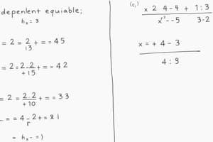 Algebra 1: Variables and Equations Flashcards