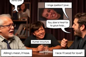 Understanding Types and Structures of Jokes