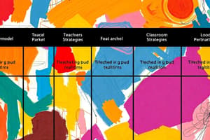 Causal Teacher Evaluation Model Quiz