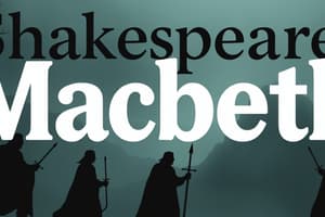 Macbeth Act 5 Quiz