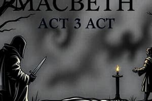 Macbeth Act 3 Scene 1 Summary