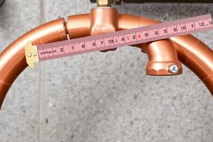 Plumbing Tube Measurement and Bending Procedures