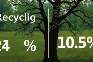 Reciclaje y sostenibilidad global