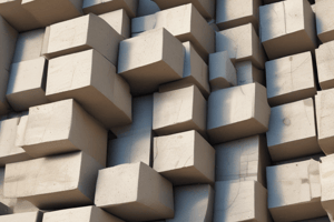 Concrete Blocks: History and Raw Materials