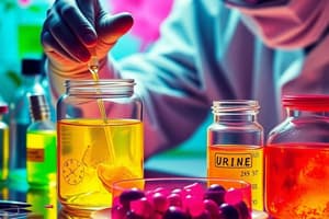 Urine Preservation Methods