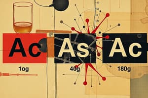 Chemistry: Elements and Atomic Theory