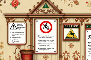 Safety Signs and CE Marking Quiz