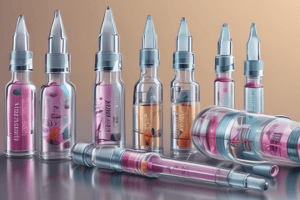 Injectable Ampoules: Types and Handling