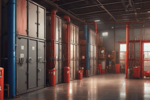 Industrial Storage and Fire Safety Quiz