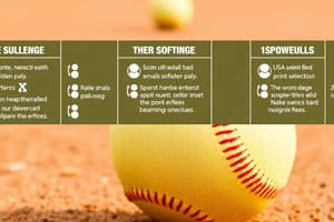 Official USA Softball Rules 2025