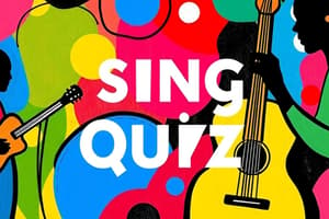 Community Development Song Quiz