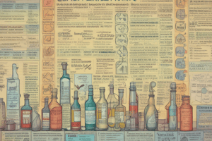 Controlled Substances Schedules Quiz