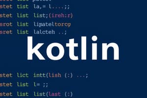 Type Conversion in Kotlin