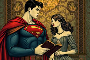 Superman and Me Questions Flashcards