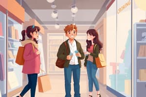 Spanish Adjectives and Shopping Vocabulary