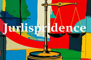 Sources du Droit : La Jurisprudence