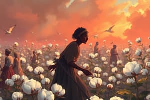 Slavery in the US and Cotton Industry