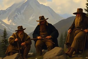 Mountain Men in the 1800s Quiz