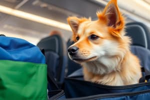 Trasporto Animali in Aereo