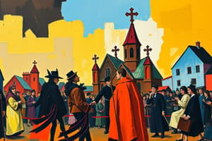 Role of Church in Puritan Communities