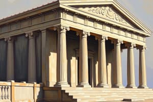 Classical Orders in Architecture