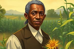 George Washington Carver's Agricultural Innovations