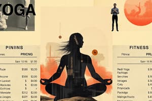 Yoga Class Packages Pricing