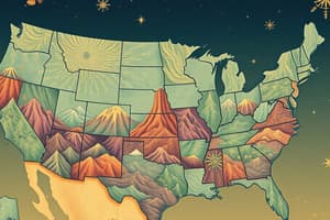 US Geography Chapter 1: Regions and Landforms