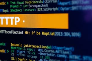 Applicazioni Internet e HTTP