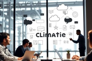 Creating a Favorable Organization Climate