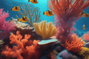 Climate Change's Impact on Corals: Quiz on Bleaching, Acidification, Degradation, and Adaptation