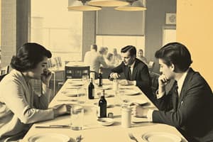 Cafeteria Etiquette and Table Manners