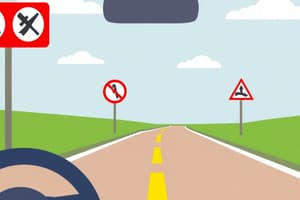 Driving Regulations Quiz