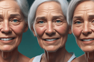 Physical Changes of Aging by Decade Quiz