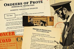 Orders of Protection - KCPD Protocols