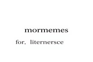 Morphèmes et leurs types