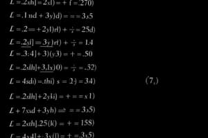 Calculus and Matrix Operations Quiz