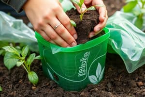 Recycling Plastic for Soil Improvement