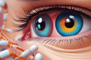 Pharmacology Quiz: Antihistamines for Cold Symptoms and Glaucoma