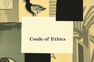 AAT Code of Professional Ethics Quiz