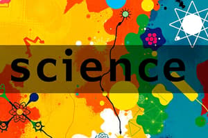 Introduction to Science and Its Branches