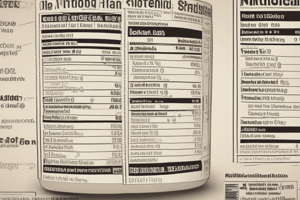 Understanding Nutritional Labeling: Protein