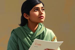 Malala's Morning Routine and Exam Thoughts