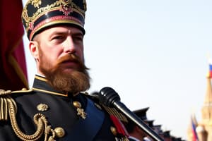 Nicholas II's Political Changes