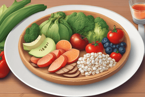 MyPlate.gov and Dietary Guidelines for Americans Quiz